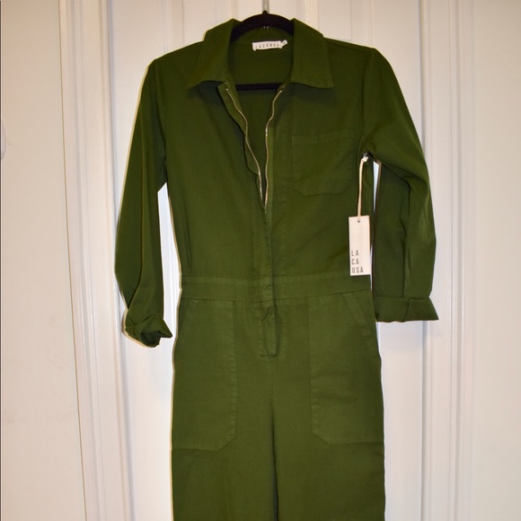 LACAUSA Pheonix Jumpsuit in Absynthe - Picture 4 of 4